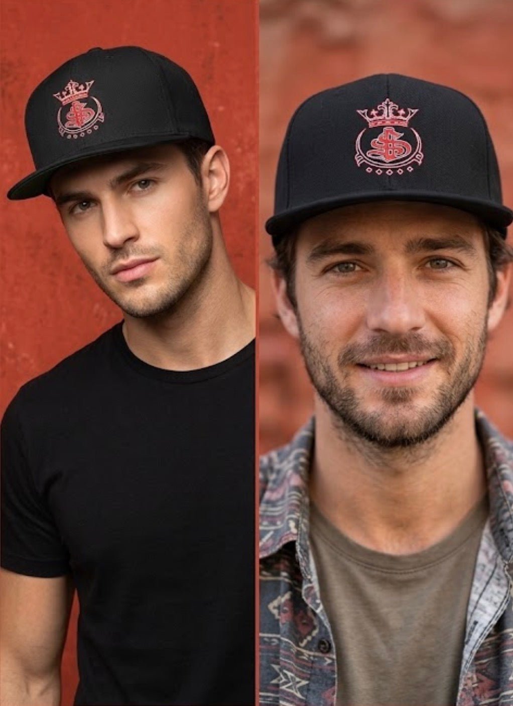 MOB247 OG Logo Embroidered Snapback – Black / Black & Red - MOB 247 Lifestyle