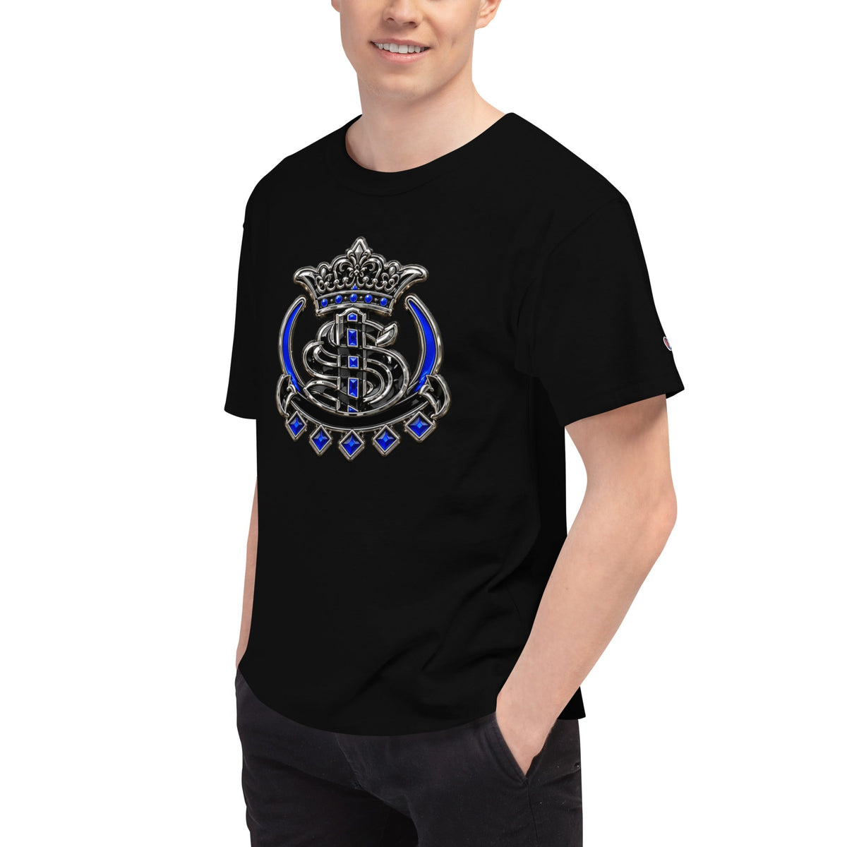 MOB247 OG Script Champion T\-Shirt - MOB 247 Lifestyle