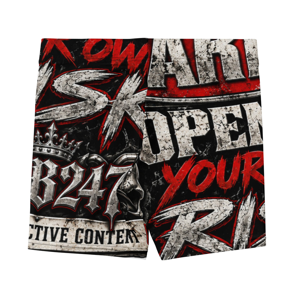 MOB247 Open At Your Own Risk Women’s Shorts - MOB 247 Lifestyle