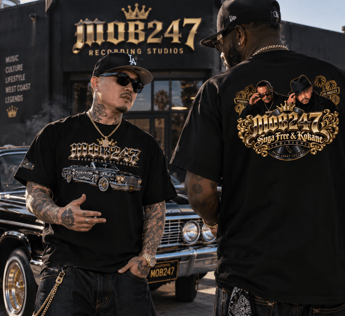 MOB247 Suga Free & Kokane Edition Tee - MOB 247 Lifestyle