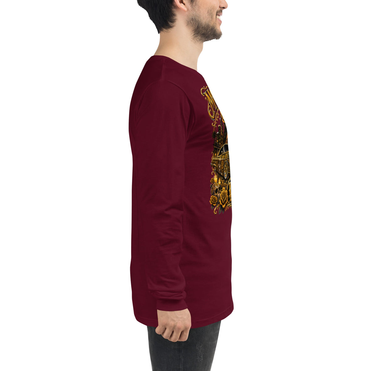 MOB247 Sugar Skull & Lowrider Long Sleeve Tee - MOB 247 Lifestyle
