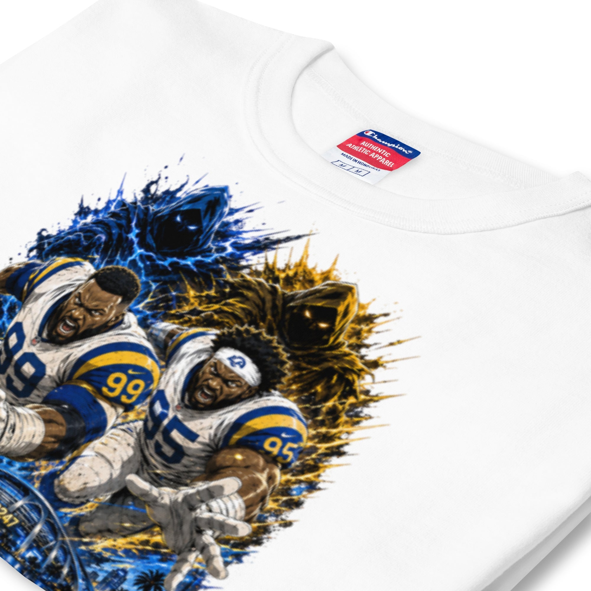MOB247 Twin Reapers 99/95 Champion Heavyweight T-Shirt - MOB 247 Lifestyle