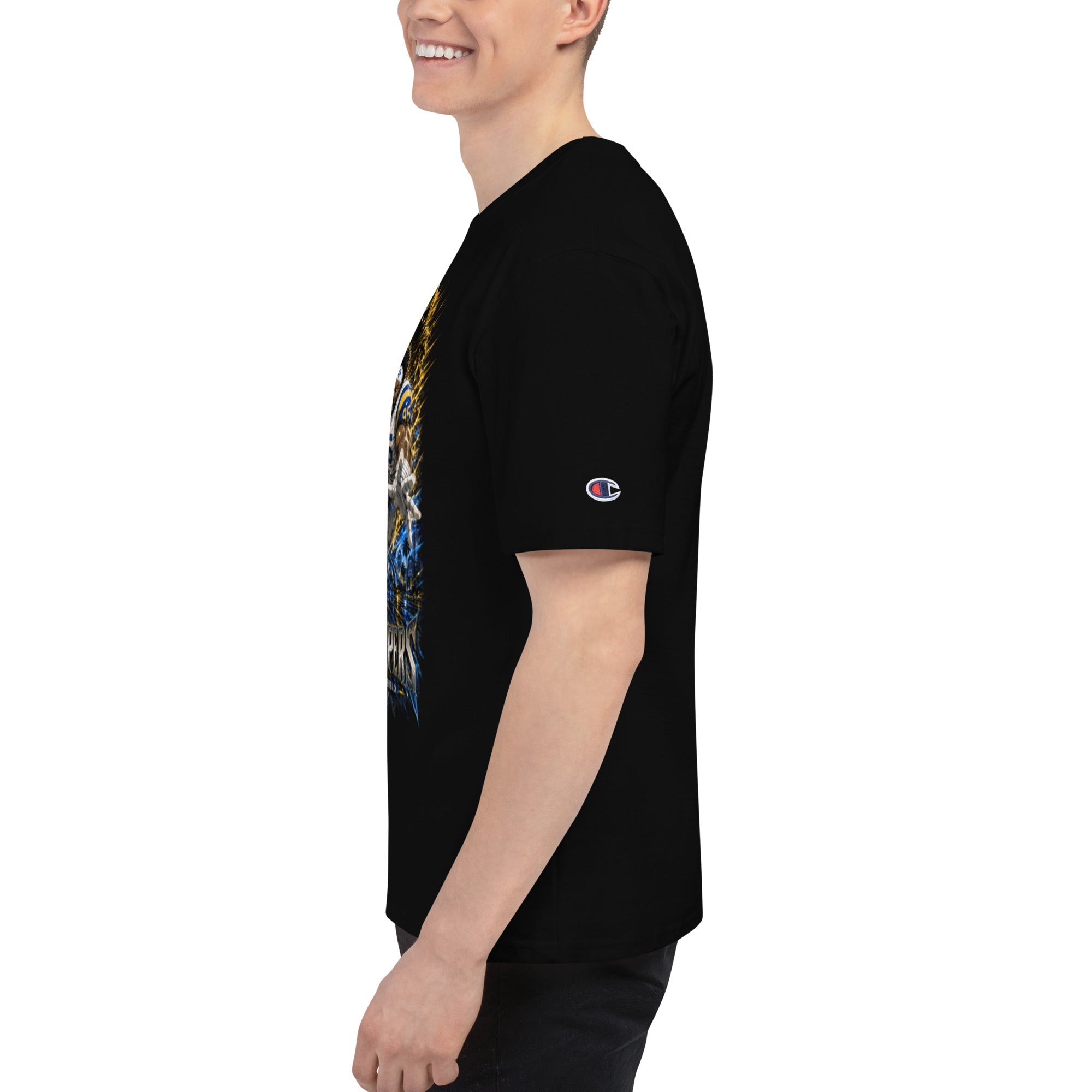 MOB247 Twin Reapers 99/95 Champion Heavyweight T-Shirt - MOB 247 Lifestyle