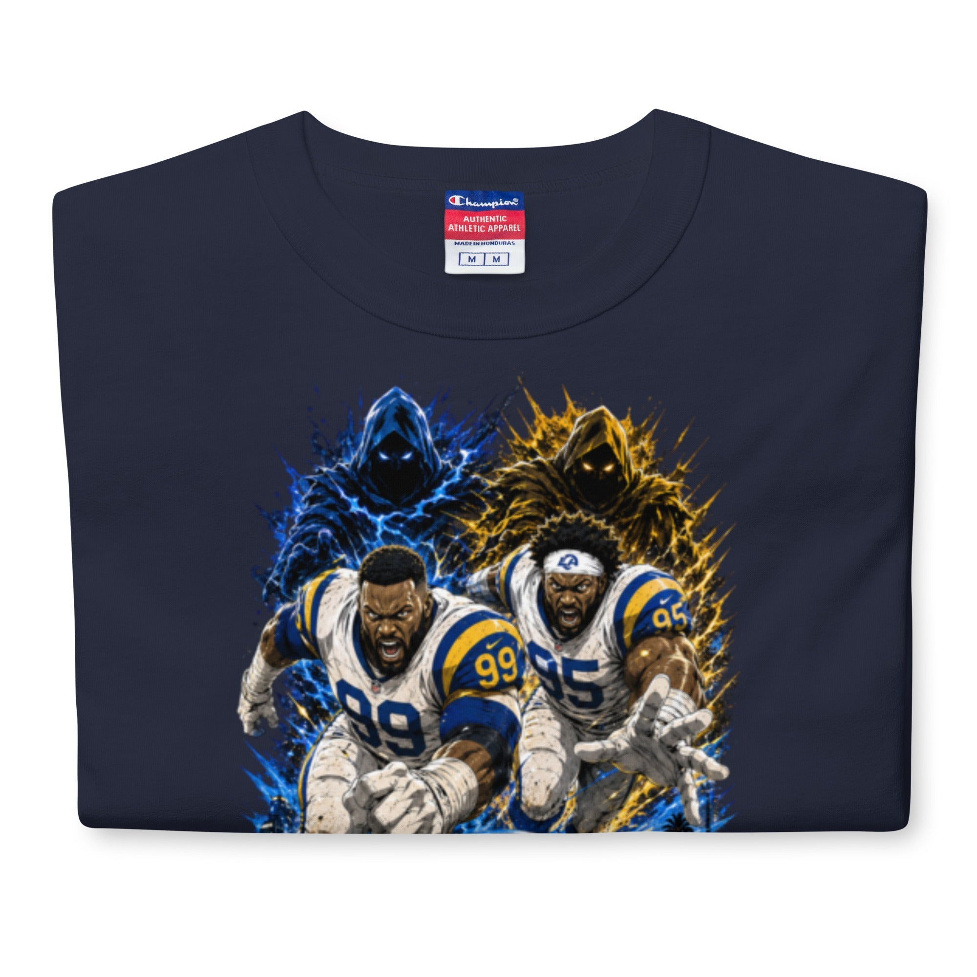 MOB247 Twin Reapers 99/95 Champion Heavyweight T-Shirt - MOB 247 Lifestyle