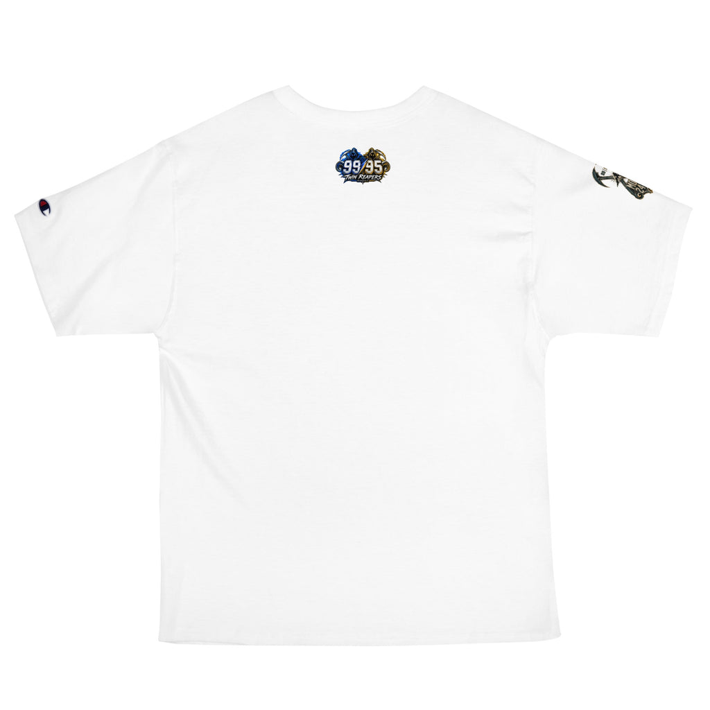 MOB247 Twin Reapers 99/95 Champion Heavyweight T-Shirt - MOB 247 Lifestyle
