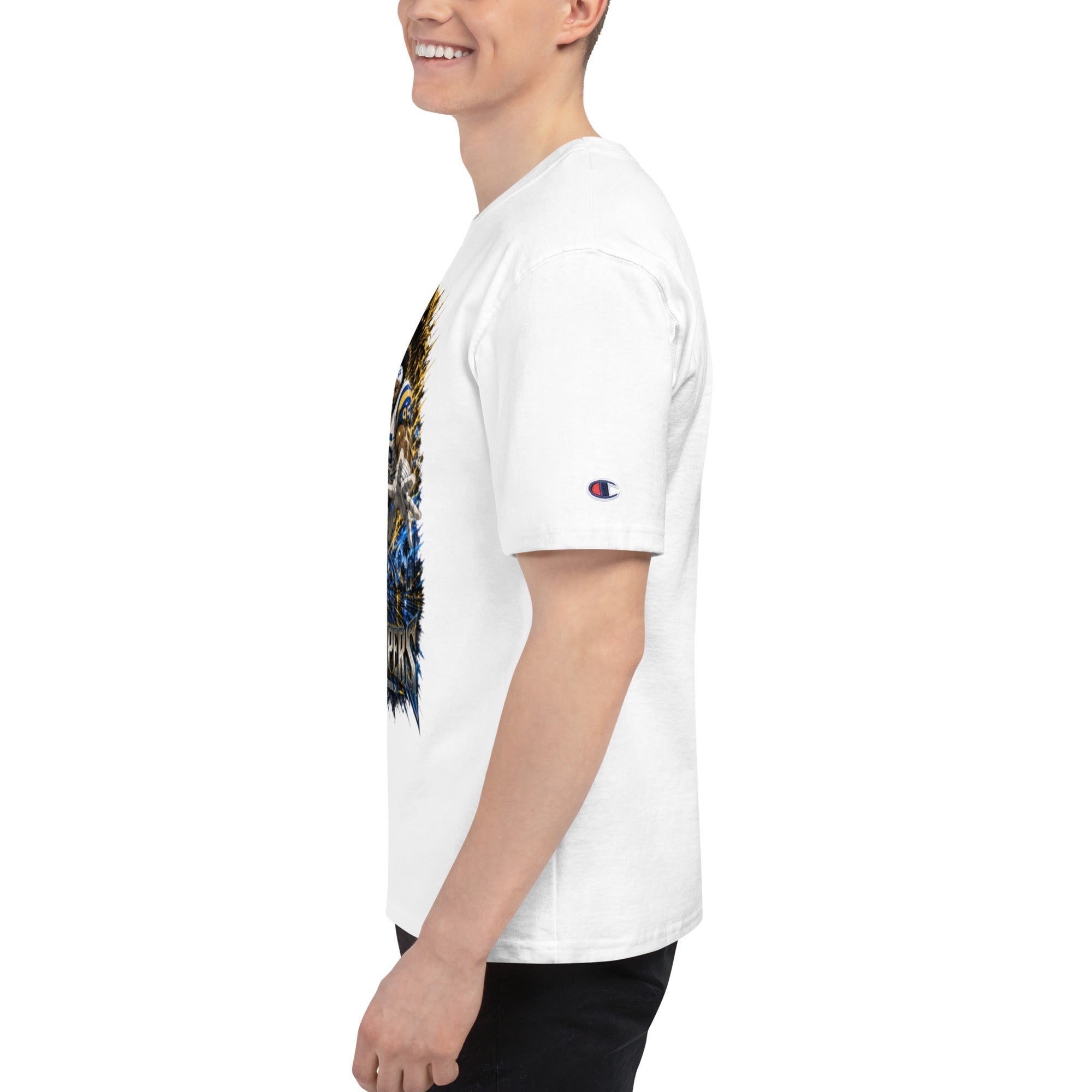 MOB247 Twin Reapers 99/95 Champion Heavyweight T-Shirt - MOB 247 Lifestyle