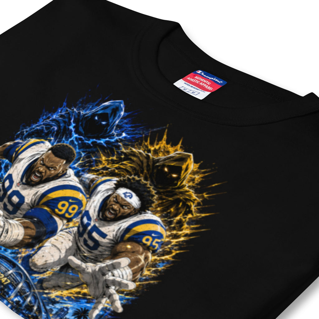MOB247 Twin Reapers 99/95 Champion Heavyweight T-Shirt - MOB 247 Lifestyle