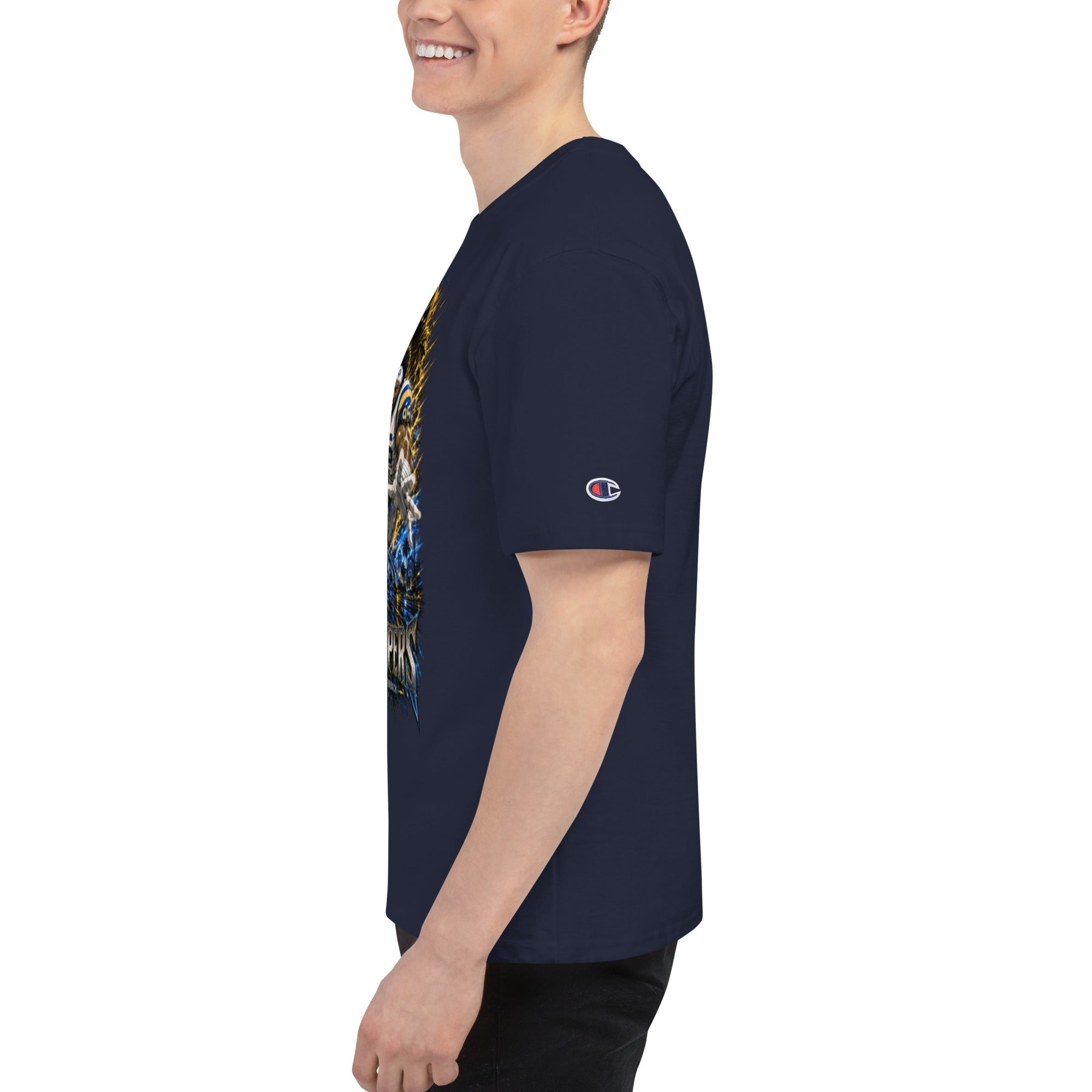 MOB247 Twin Reapers 99/95 Champion Heavyweight T-Shirt - MOB 247 Lifestyle
