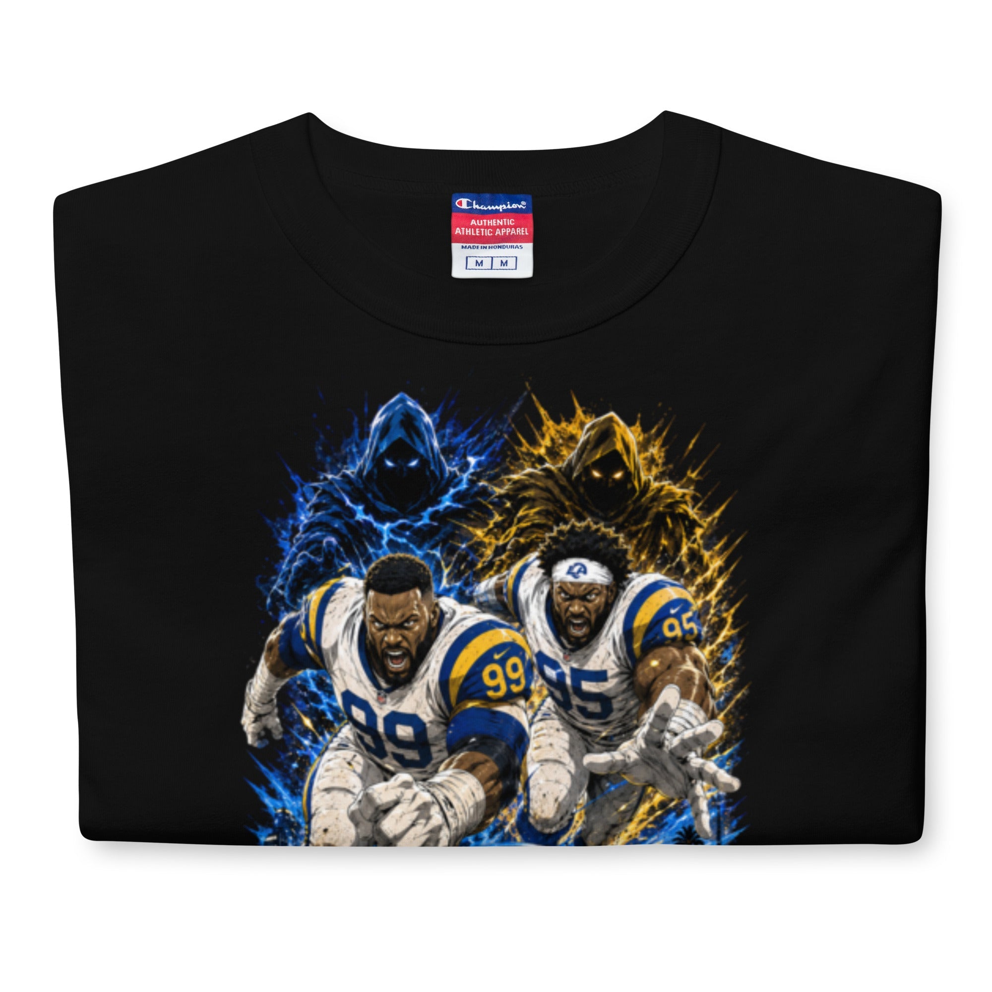 MOB247 Twin Reapers 99/95 Champion Heavyweight T-Shirt - MOB 247 Lifestyle