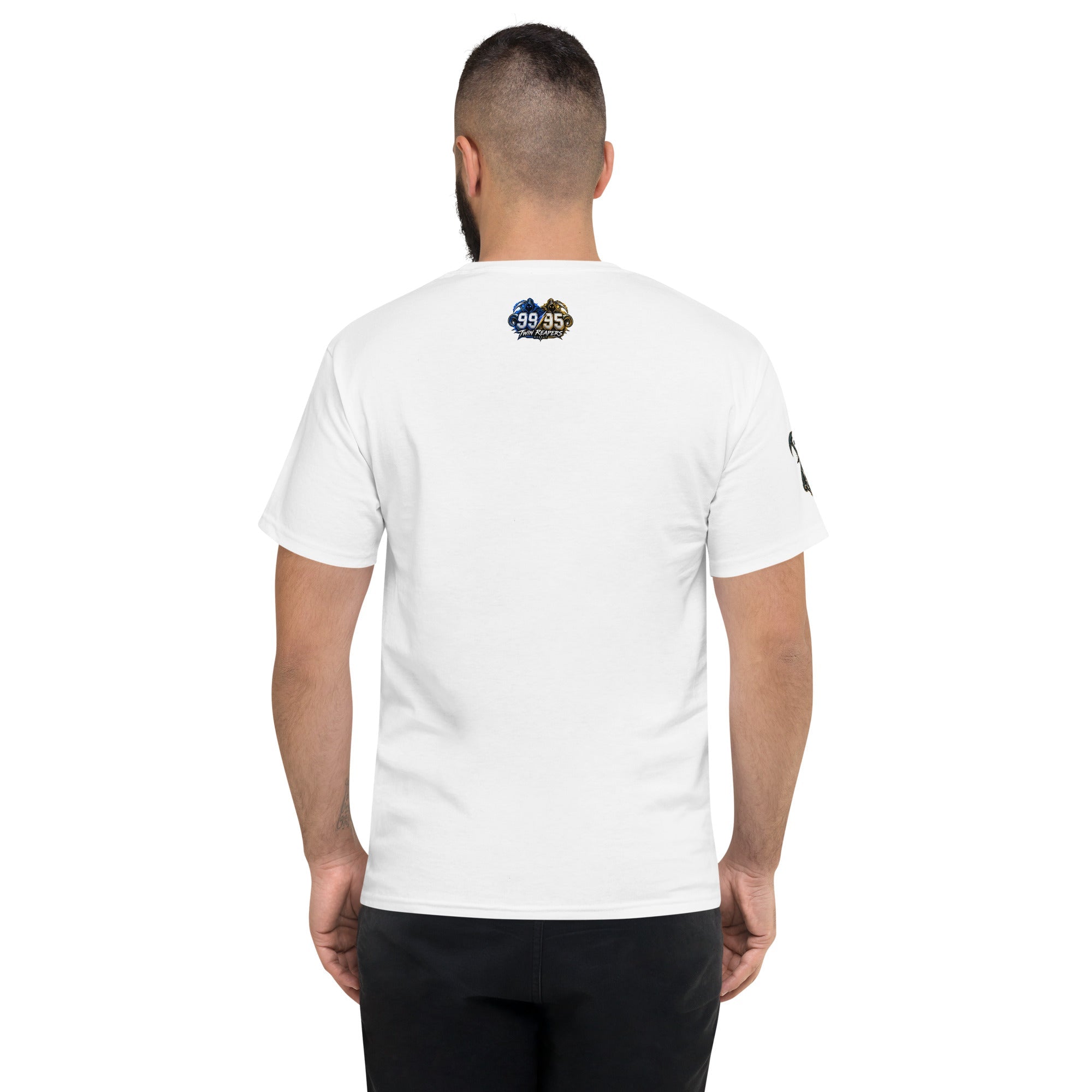 MOB247 Twin Reapers 99/95 Champion Heavyweight T-Shirt - MOB 247 Lifestyle