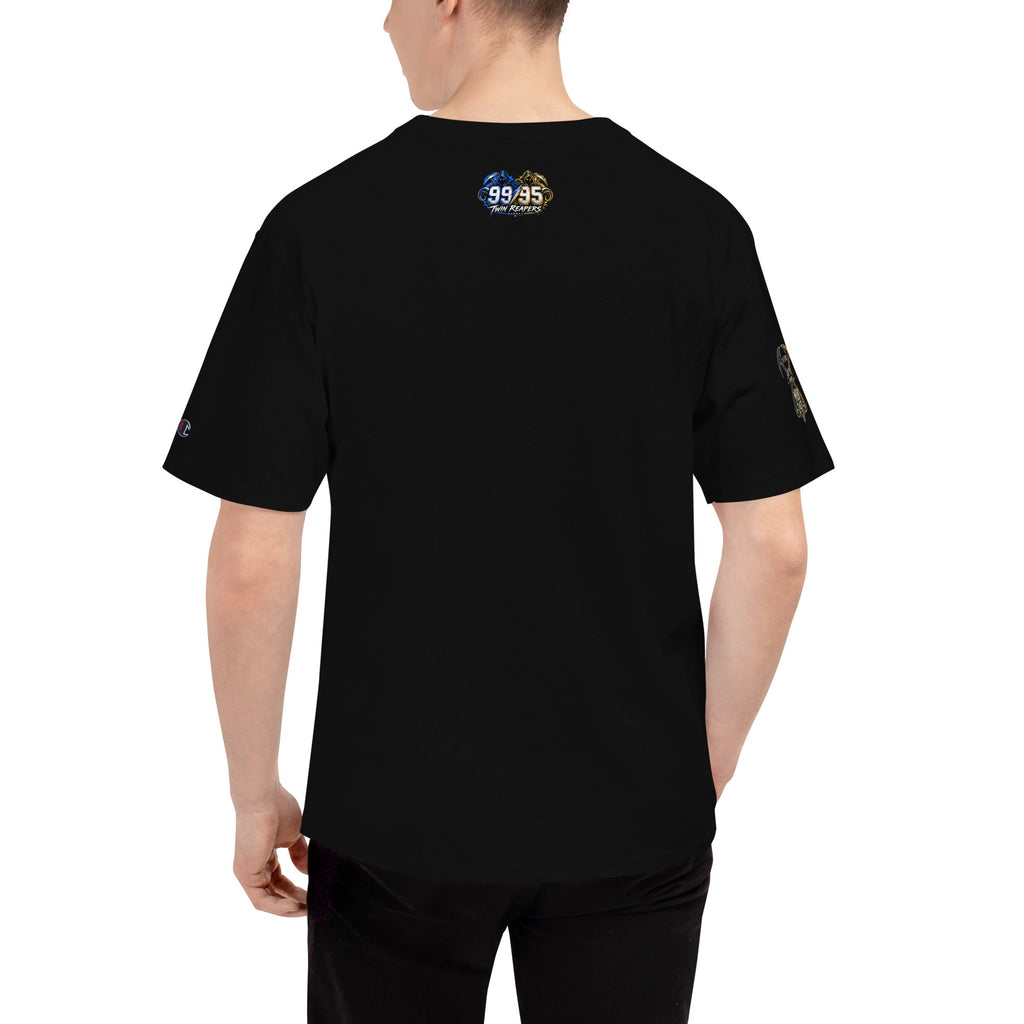 MOB247 Twin Reapers 99/95 Champion Heavyweight T-Shirt - MOB 247 Lifestyle