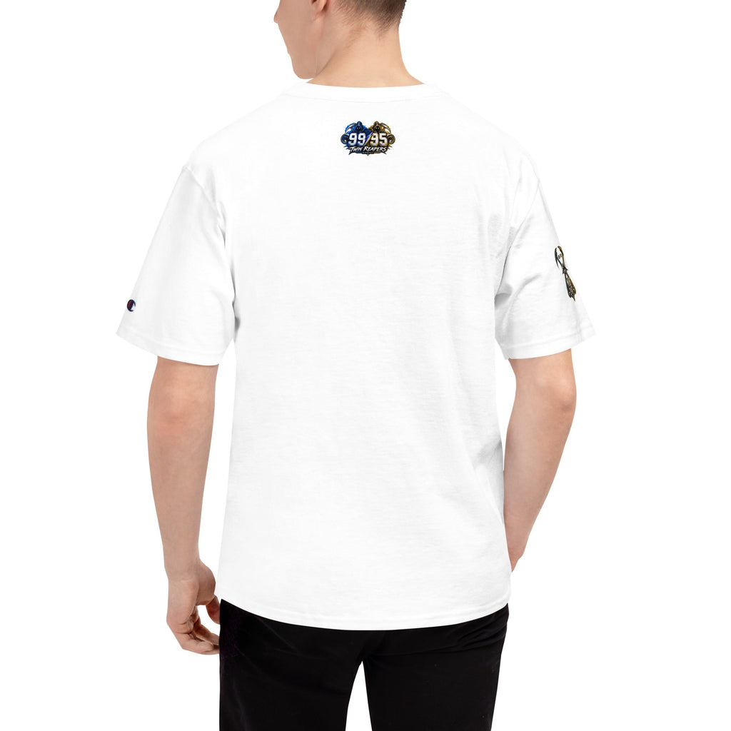 MOB247 Twin Reapers 99/95 Champion Heavyweight T-Shirt - MOB 247 Lifestyle