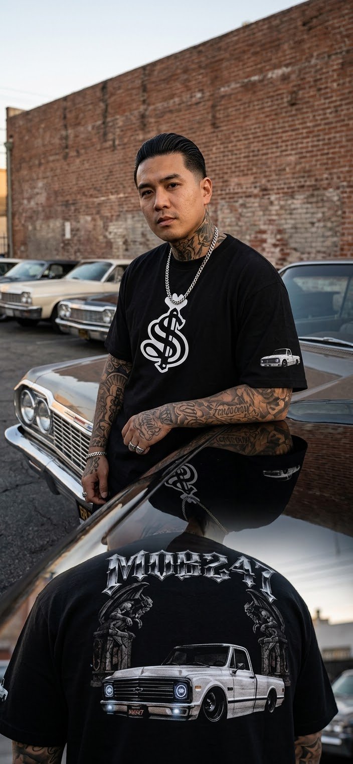 MOB247 XTRAVAGANT C10 Gothic Truck Tee – Black - MOB 247 Lifestyle