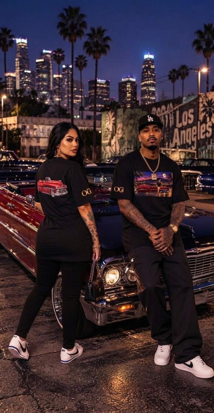 Mz. Lopez 1952 Chevy convertible classic tee - MOB 247 Lifestyle