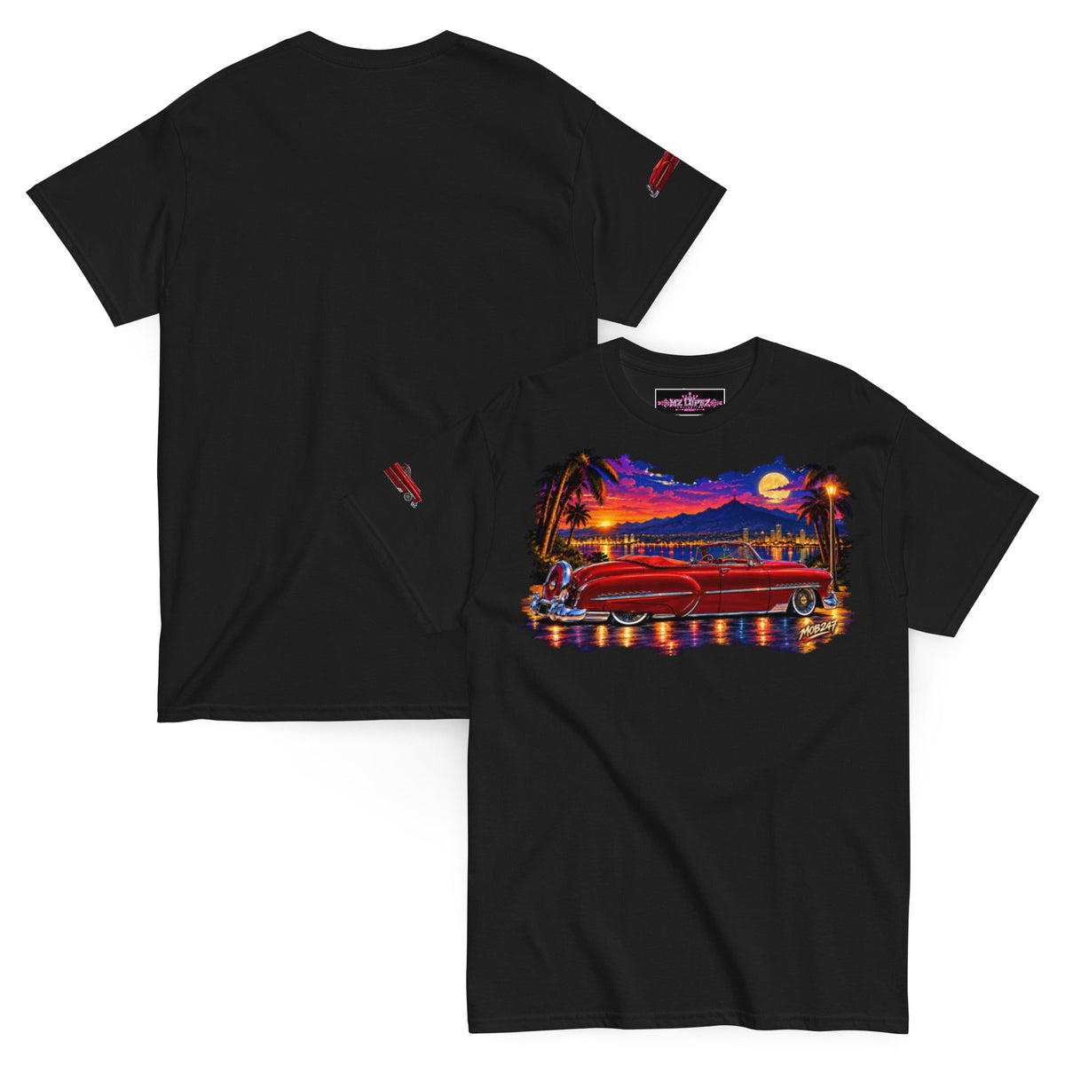 Mz. Lopez 1952 Chevy convertible collection T-shirt - MOB 247 Lifestyle