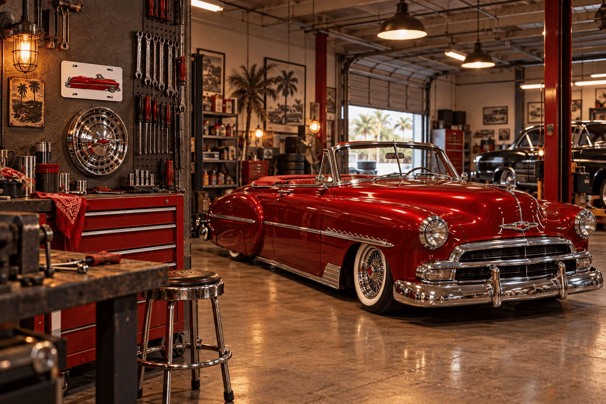 MZ LOPEZ 1952 Chevy license plate - MOB 247 Lifestyle