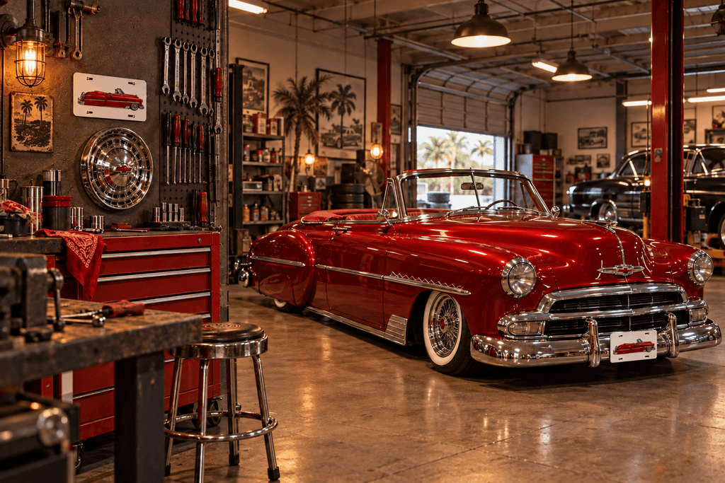 MZ LOPEZ 1952 Chevy license plate - MOB 247 Lifestyle