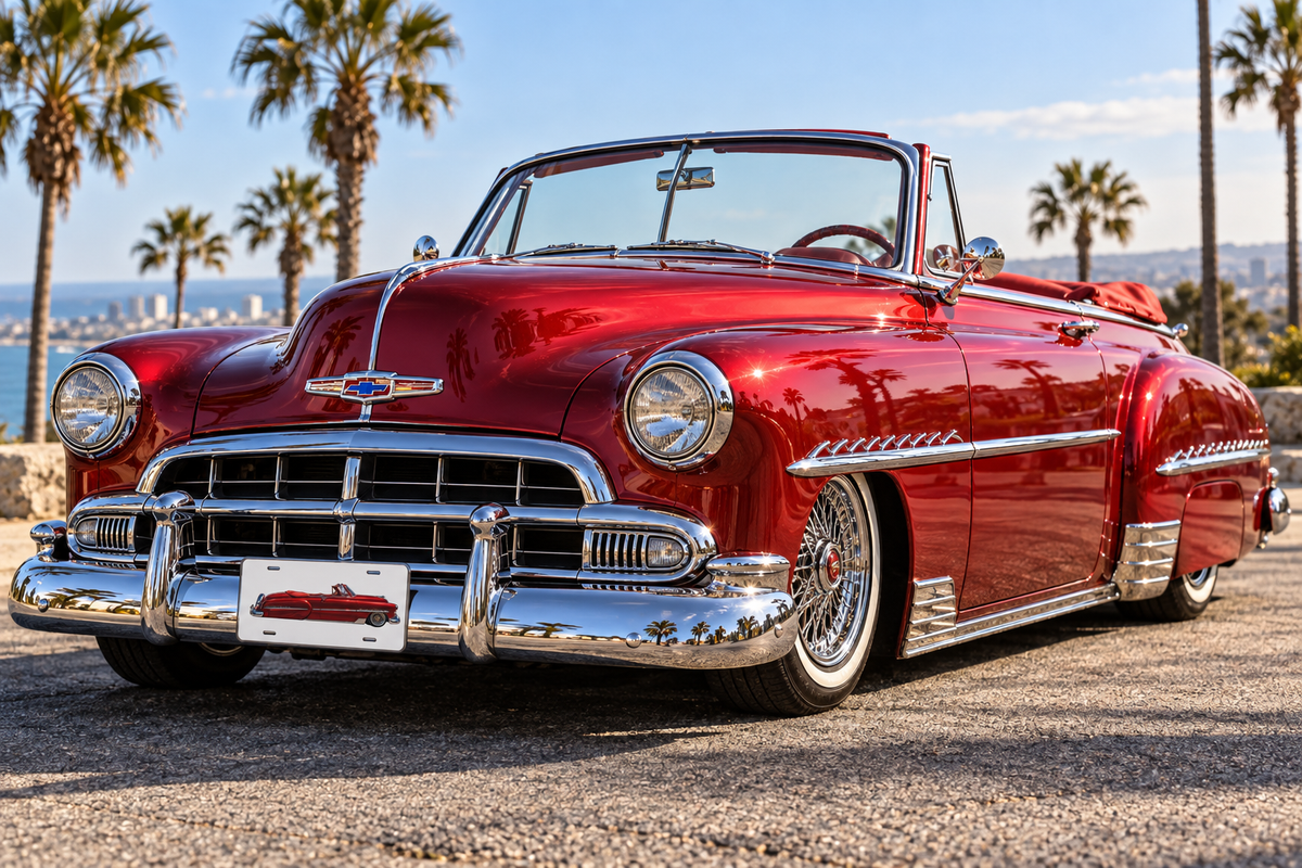 MZ LOPEZ 1952 Chevy license plate - MOB 247 Lifestyle