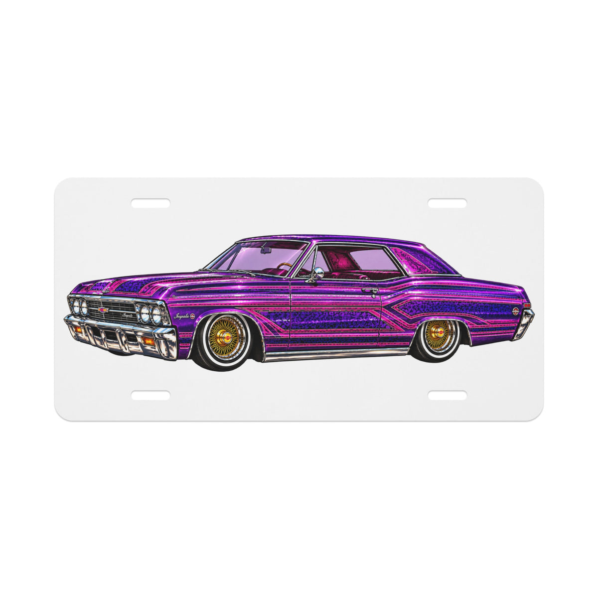Mz Lopez 1970 Impala Vanity Plate - MOB 247 Lifestyle