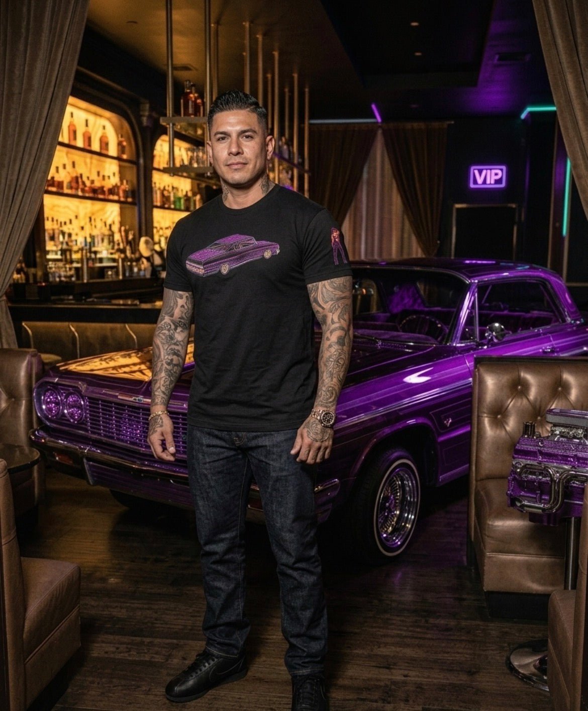Mz Lopez California Cruisin classic tee - MOB 247 Lifestyle