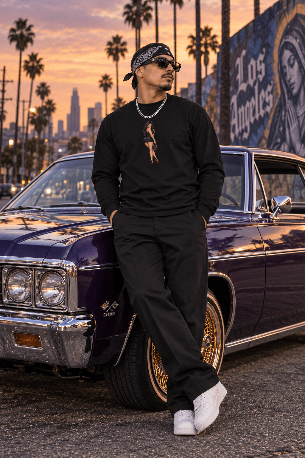 MZ Lopez Chrome Crown Long Sleeve - MOB 247 Lifestyle