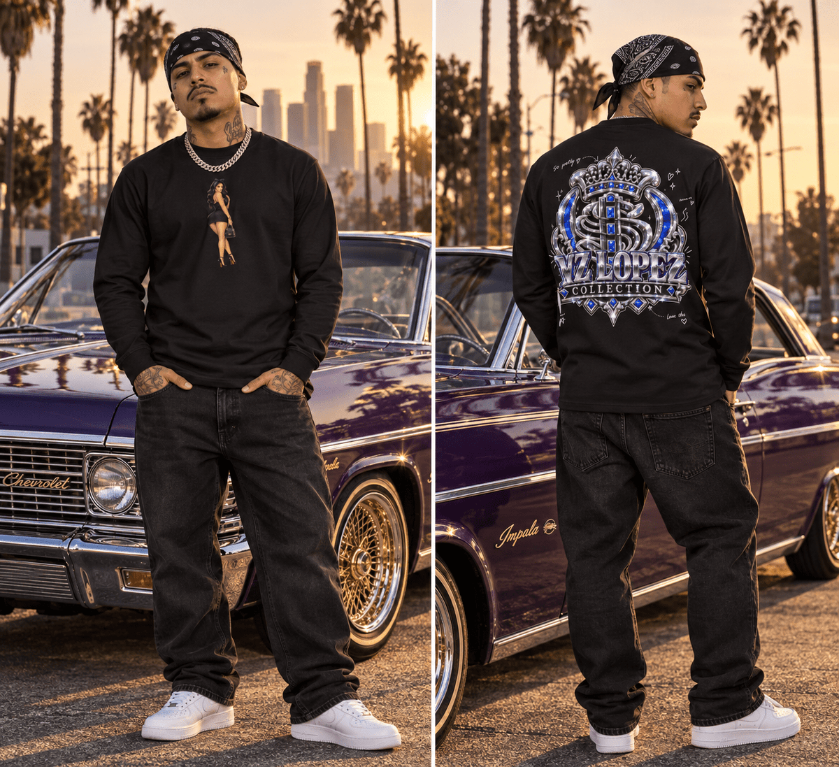 MZ Lopez Chrome Crown Long Sleeve - MOB 247 Lifestyle