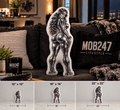 Mz Lopez Chrome Custom Shape Pillow - MOB 247 Lifestyle