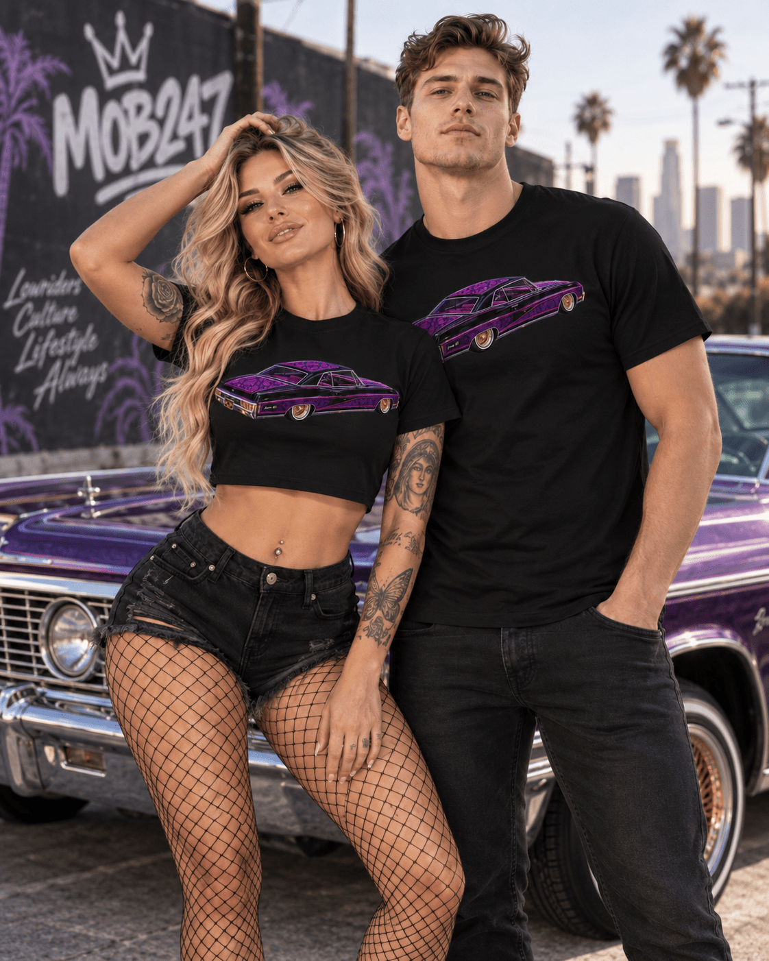 Mz Lopez Collection — Chrome Tee - MOB 247 Lifestyle