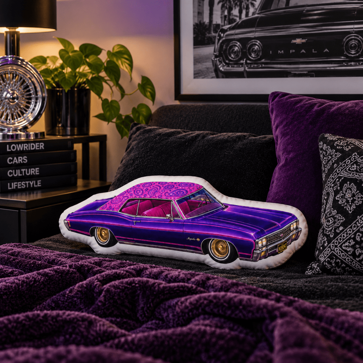 Mz. Lopez Collection Classic Impala -shaped pillow - MOB 247 Lifestyle