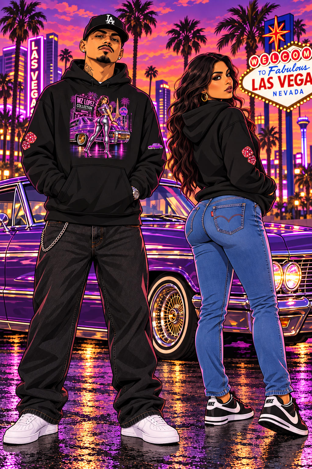 MZ Lopez Introduction Lowrider Hoodie - MOB 247 Lifestyle