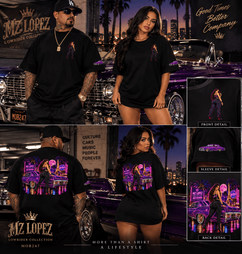 MZ Lopez Lowrider Collection Short Sleeve Tee - MOB 247 Lifestyle