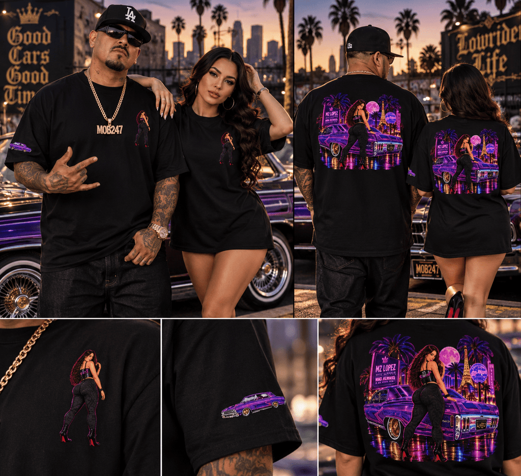 MZ Lopez Lowrider Collection Short Sleeve Tee - MOB 247 Lifestyle