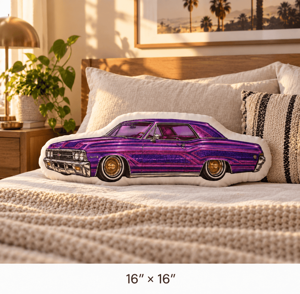 Mz Lopez “My Baby” 1970 Impala Pillow - MOB 247 Lifestyle