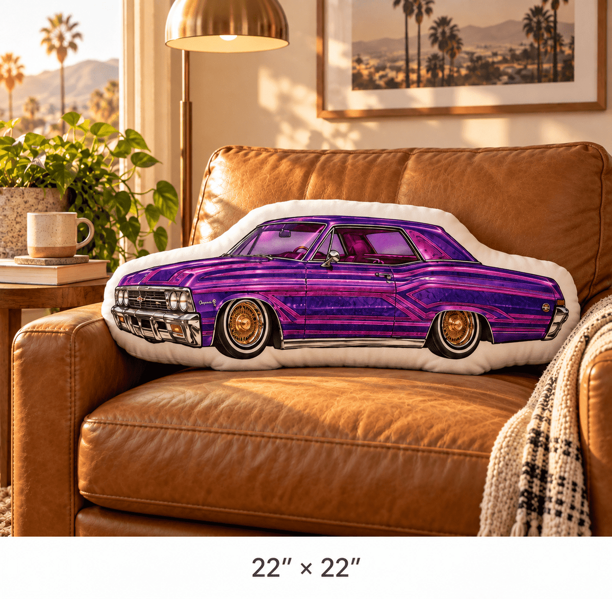Mz Lopez “My Baby” 1970 Impala Pillow - MOB 247 Lifestyle