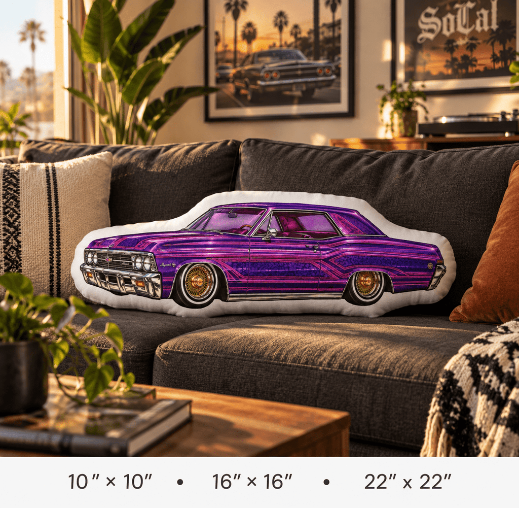 Mz Lopez “My Baby” 1970 Impala Pillow - MOB 247 Lifestyle