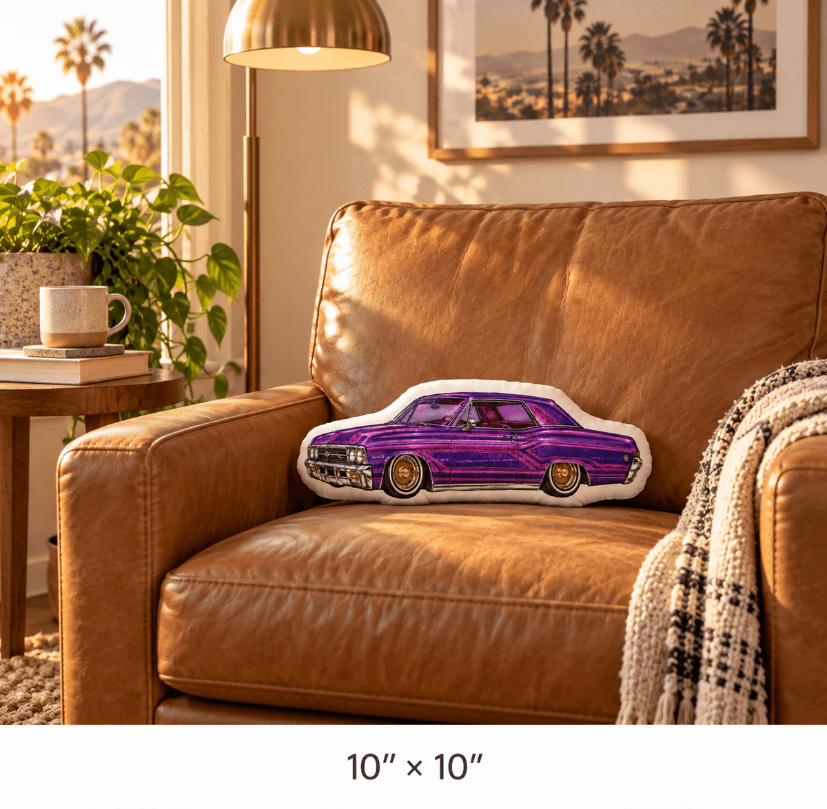 Mz Lopez “My Baby” 1970 Impala Pillow - MOB 247 Lifestyle