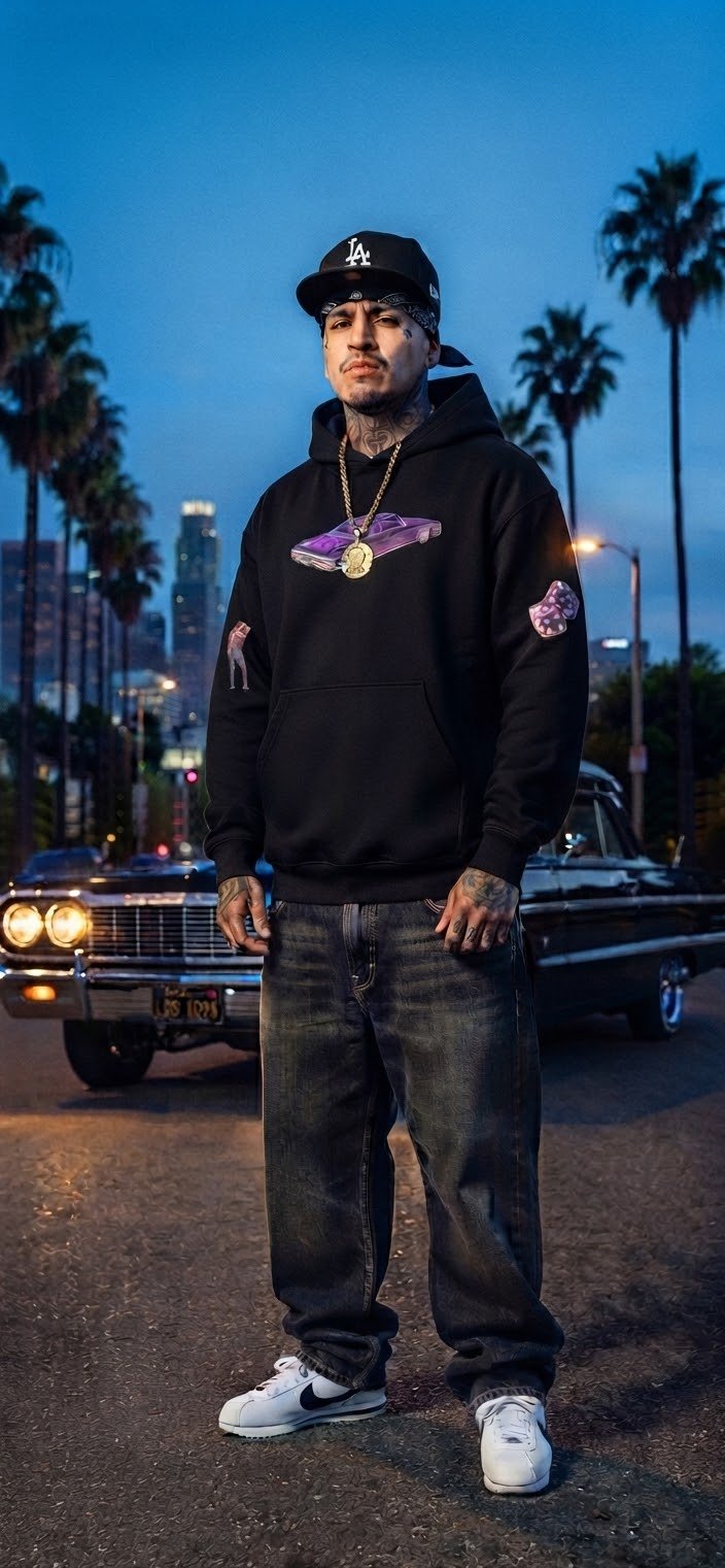 Mz. Lopez Purple Impala hoodie - MOB 247 Lifestyle