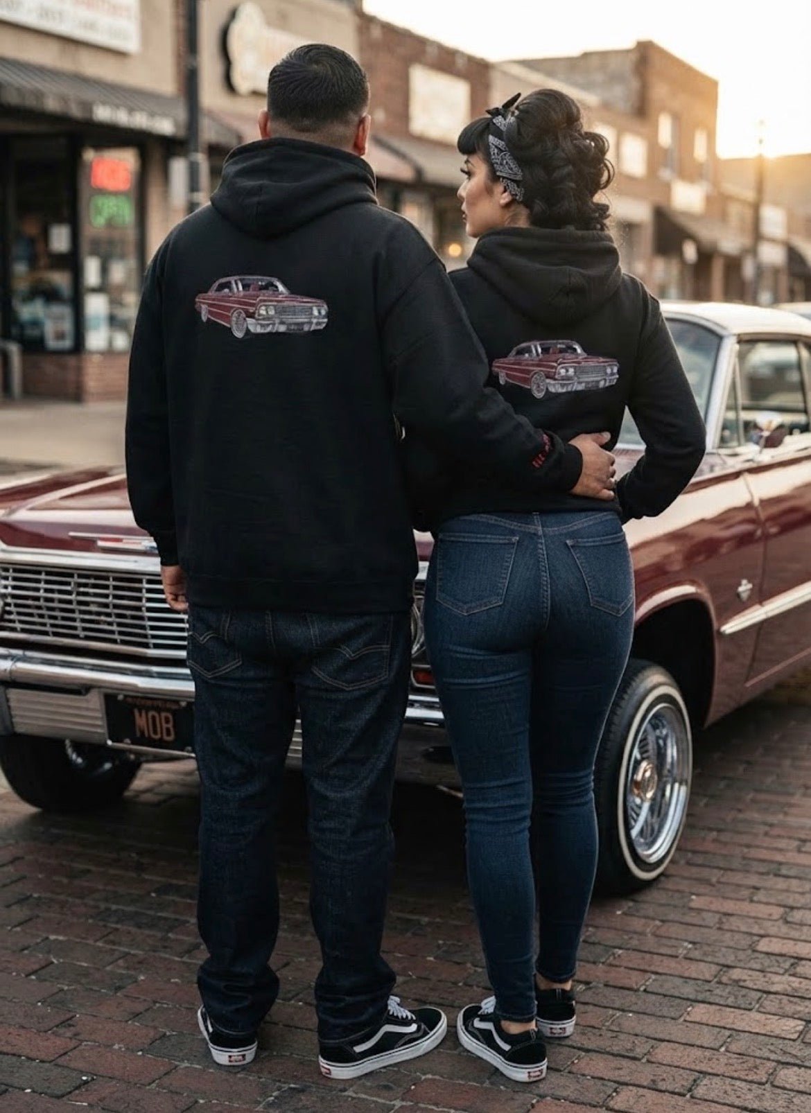 New Mexico ’63 Impala Zip Hoodie - MOB 247 Lifestyle