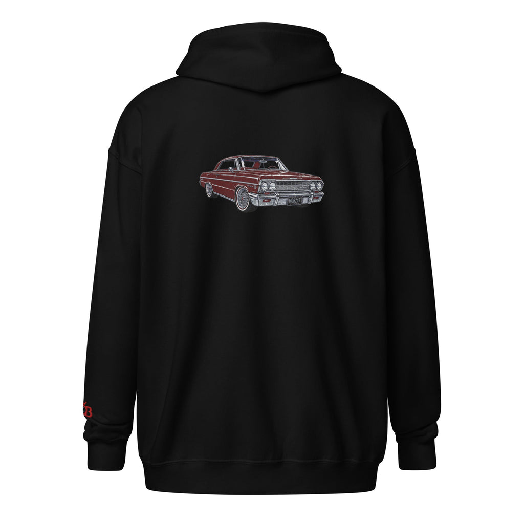 New Mexico ’63 Impala Zip Hoodie - MOB 247 Lifestyle