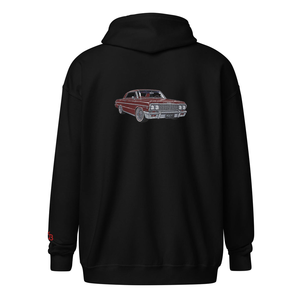 New Mexico ’63 Impala Zip Hoodie - MOB 247 Lifestyle