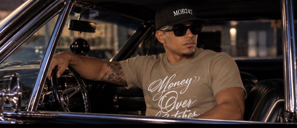 OG BROWN SCRIPT tee - MOB 247 Lifestyle