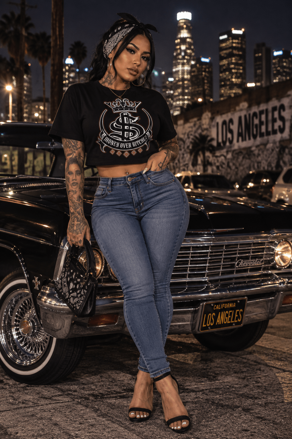OG Día oversized boxy tee - MOB 247 Lifestyle