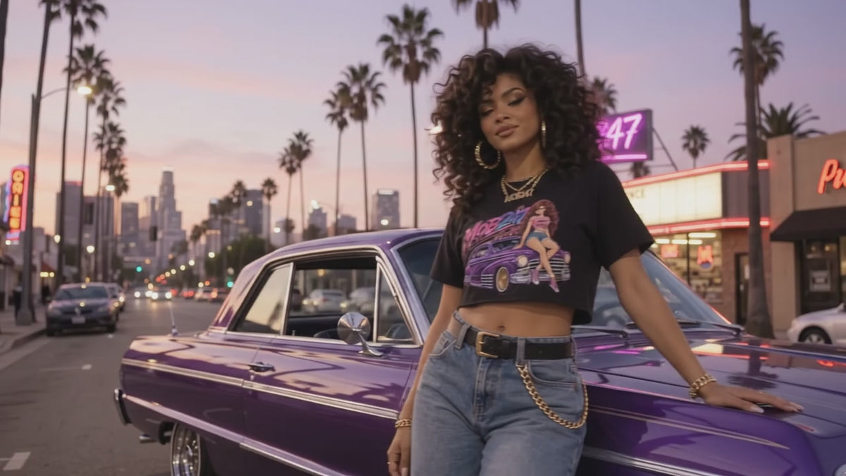MOB247 80s Flashback Crop Top
