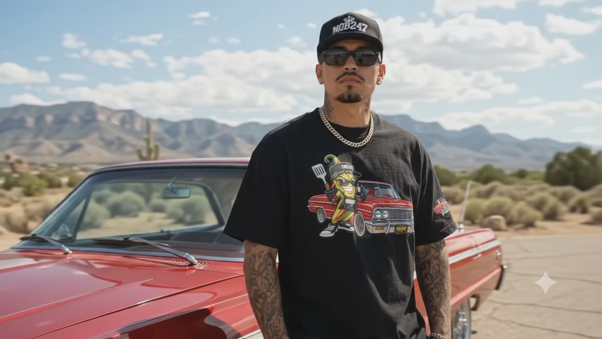 MOB247 New Mexico  Chile x ’63 Impala Streetwear Tee