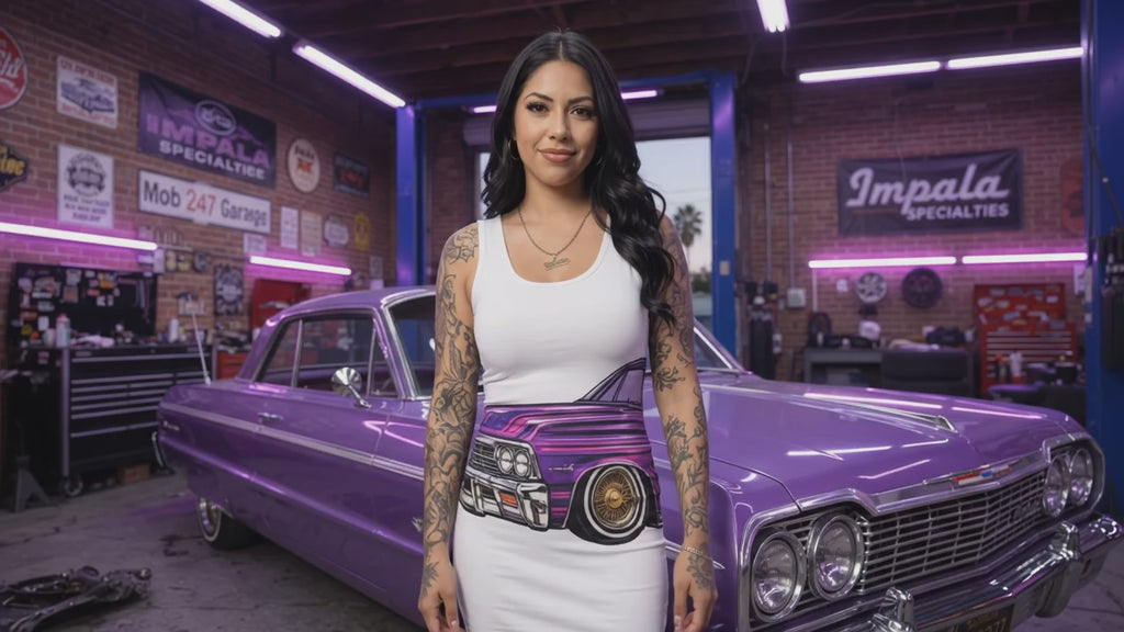 Mz Lopez Purple Impala Bodycon Dress
