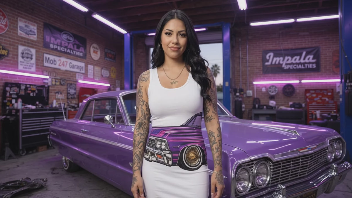 Mz Lopez Purple Impala Bodycon Dress
