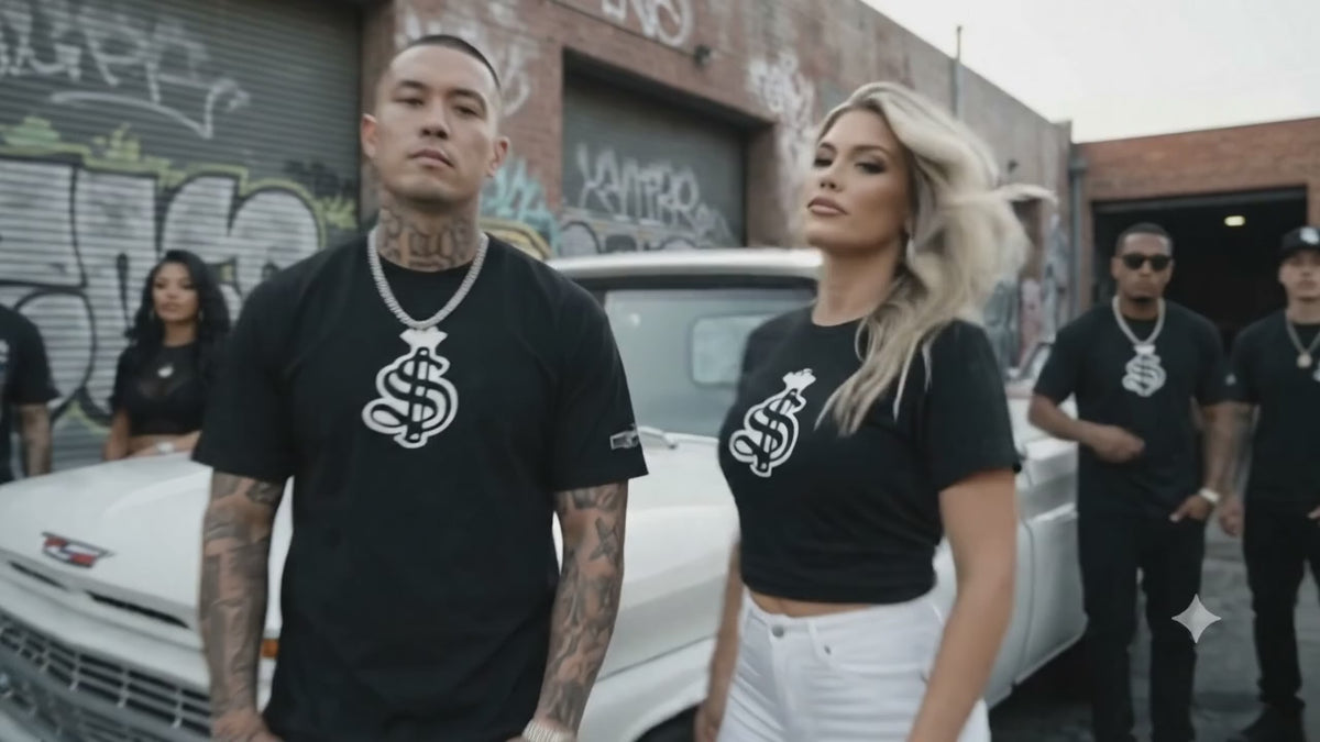MOB247 California Cruisin Black Tee