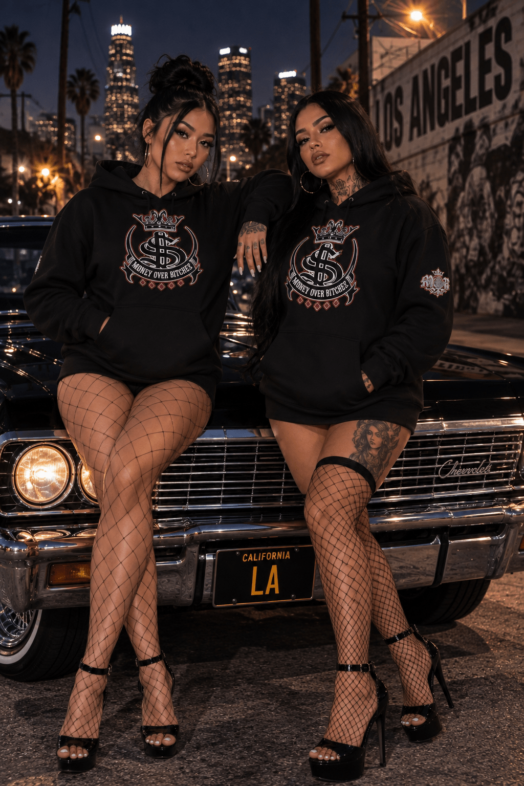 RED OG LOGO hoodie - MOB 247 Lifestyle