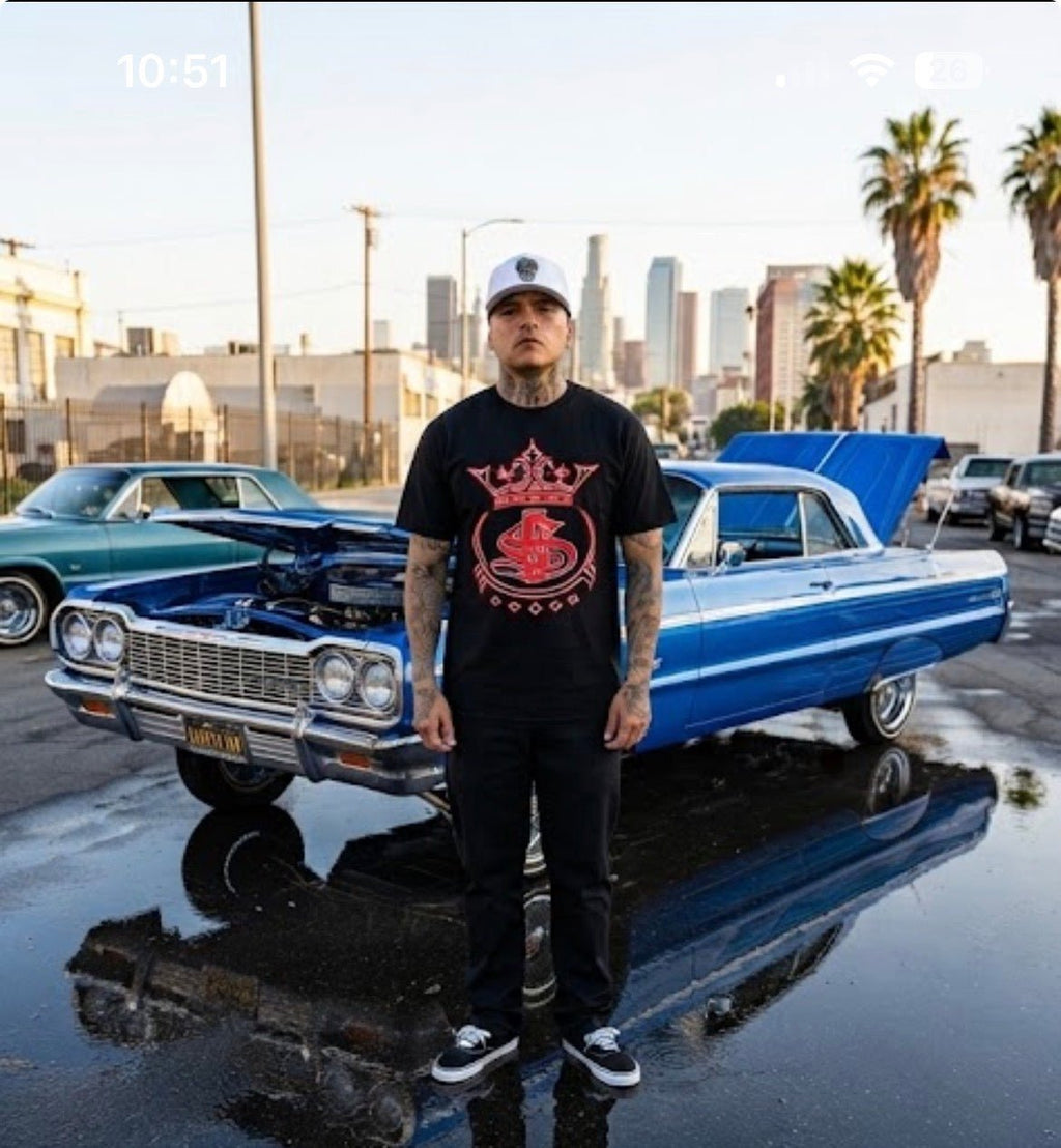 RED OG LOGO tee - MOB 247 Lifestyle