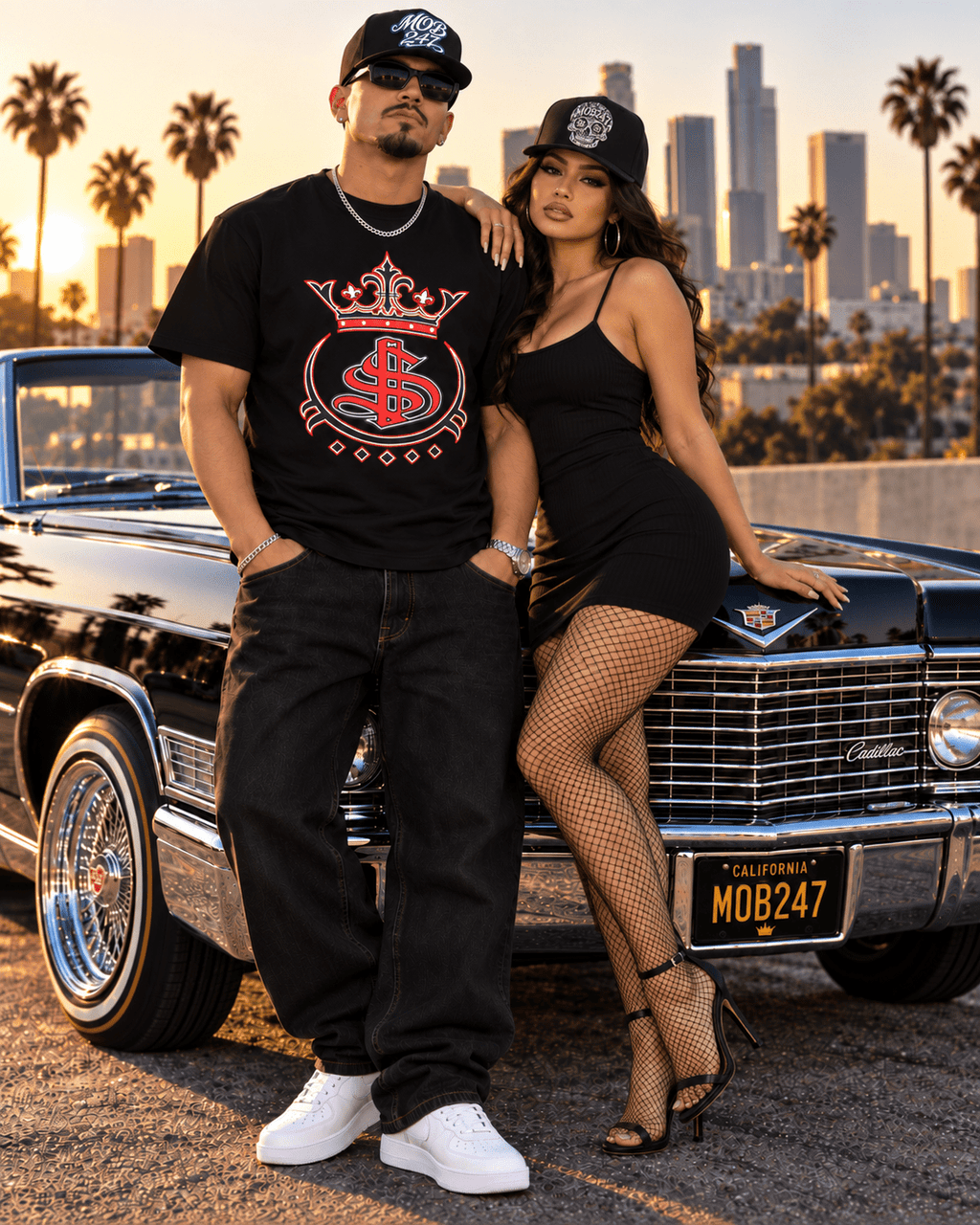 RED OG LOGO tee - MOB 247 Lifestyle